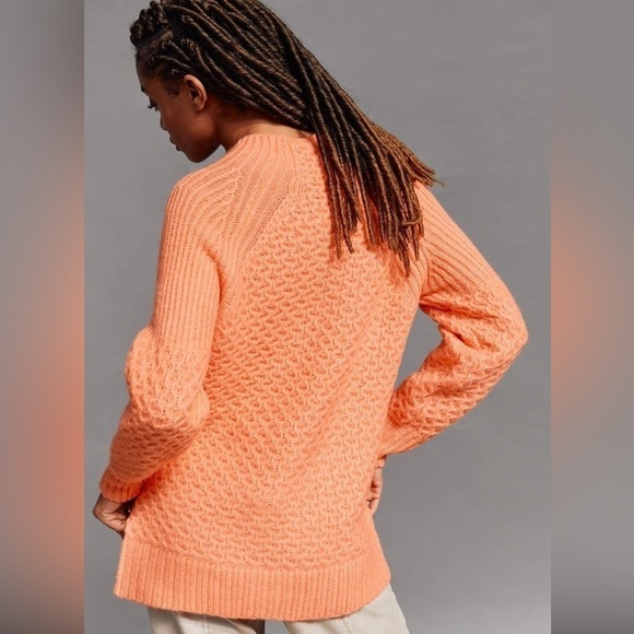 Anthropologie Bia Mock Neck Tunic Alpaca Blend  Sweater Women’s Size Small - Picture 3 of 16